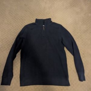 Old Navy Men's Dark Blue Zip-Up Sweater